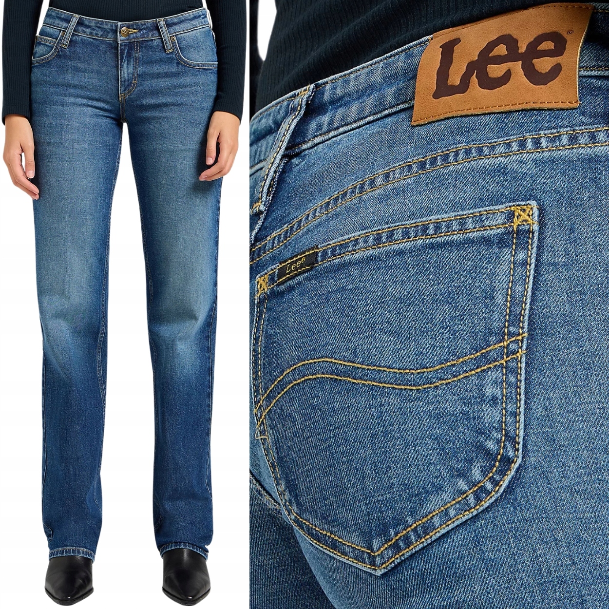 Lee Zoe A New Age nízké volné jednoduché dámské džínové kalhoty W33 L33