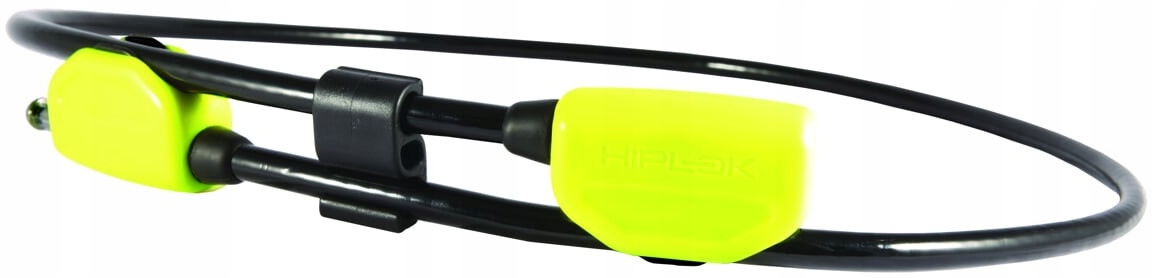 Zámek na kolo Linka Hiplok Pop 10 mm x 130 cm Lime Wearable