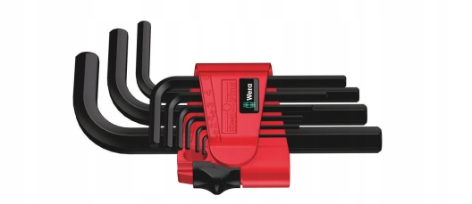 

Klucze imbusowe zestaw krótkie Wera trzpieniowe