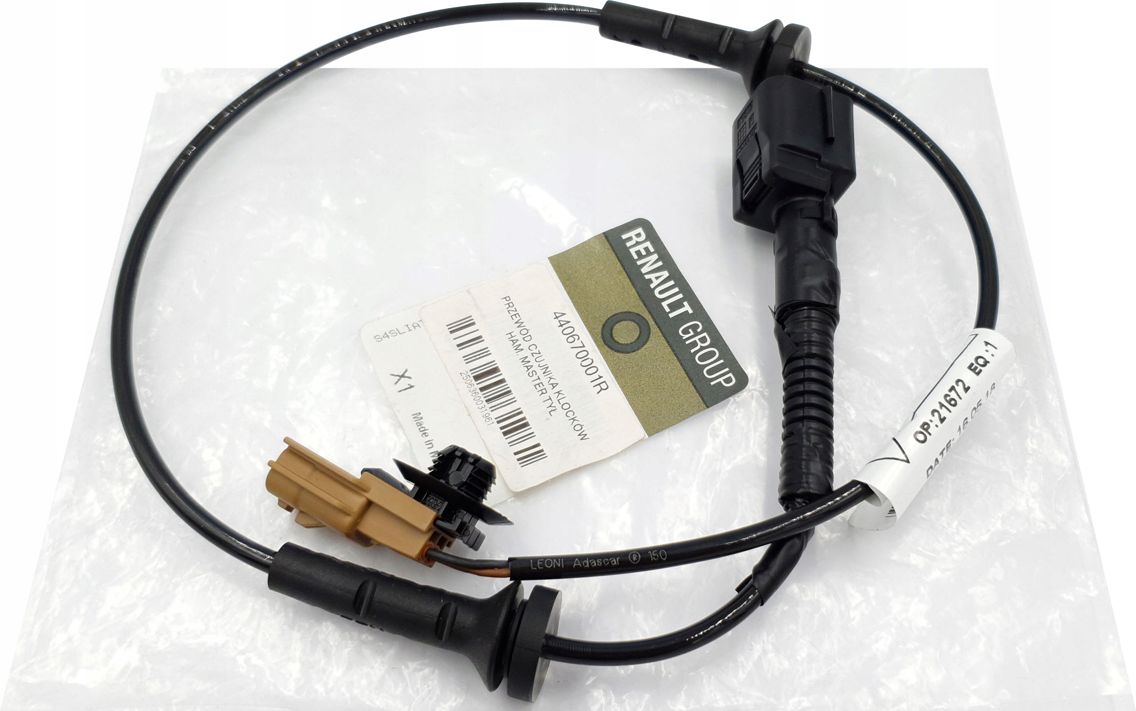 RENAULT ЖГУТ ПРОВОДОВ ДАТЧИКА КОЛОДКИ ЗАДНИЙ 440670001R OE