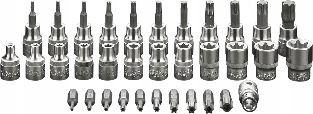 NEO TOOLS BITY TORX 3 8 ZESTAW 34 SZT 08 711