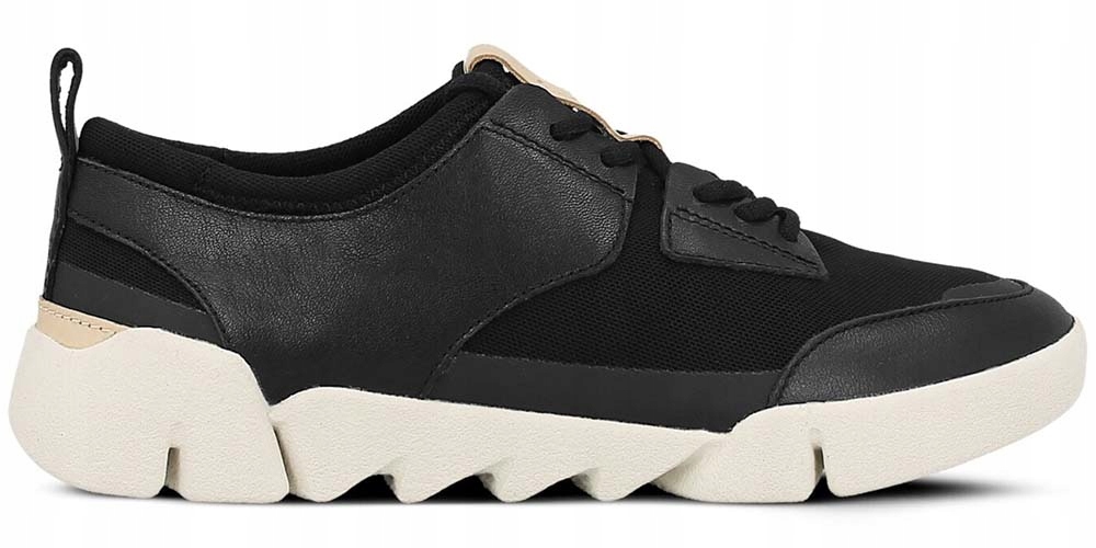 Clarks Černá kožená sportovní obuv Tri Soul 35,5