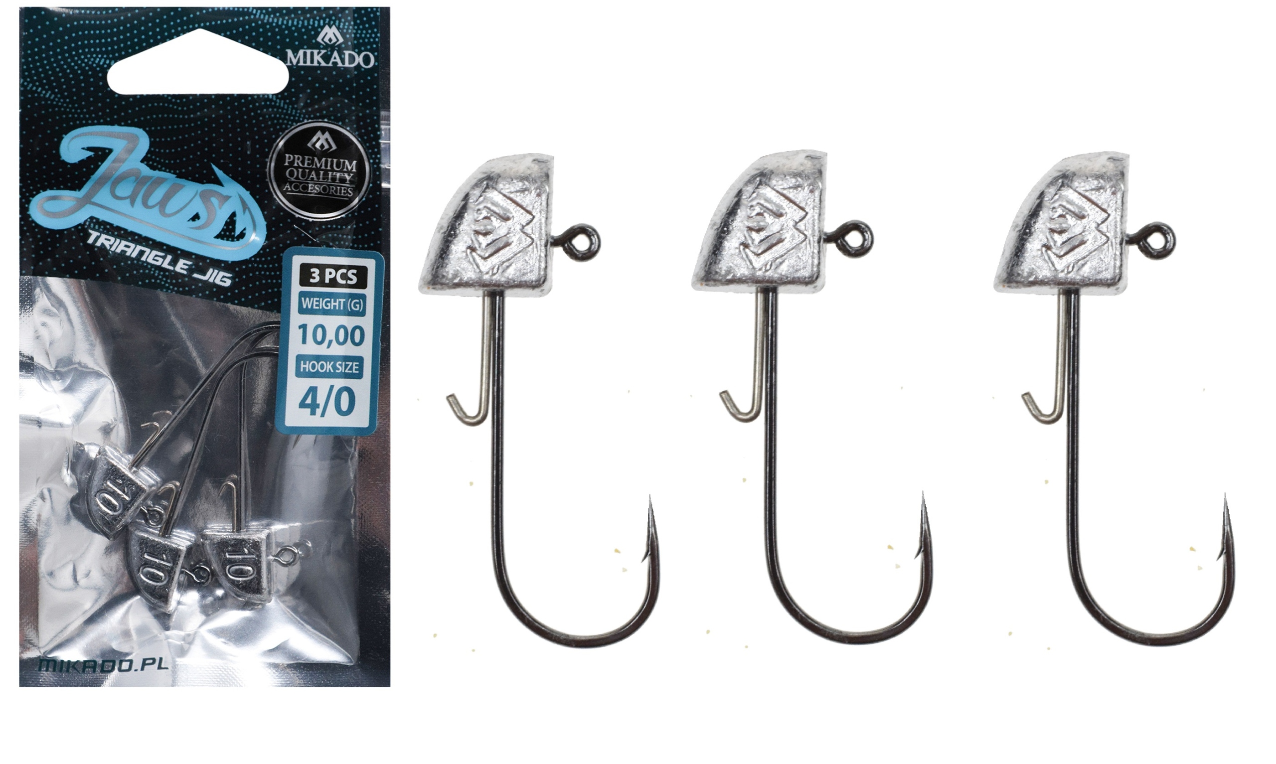 GŁÓWKA TRÓJKĄTNA JIGOWA JAWS MIKADO nr 1 6 g