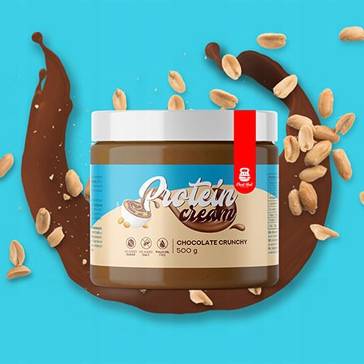 KREM PROTEINOWY keto BEZ CUKRU białkowy BIAŁKO 500g CHEAT CZEKOLADA orzech Marka Cheat Meal