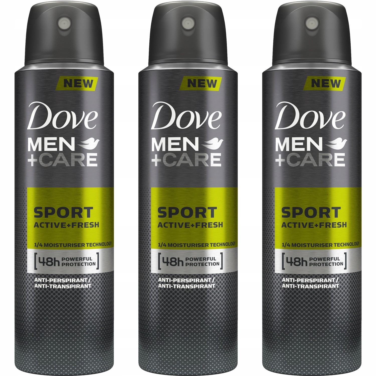 

Dove Men Dezodorant Spray Sport Active 3x150ml