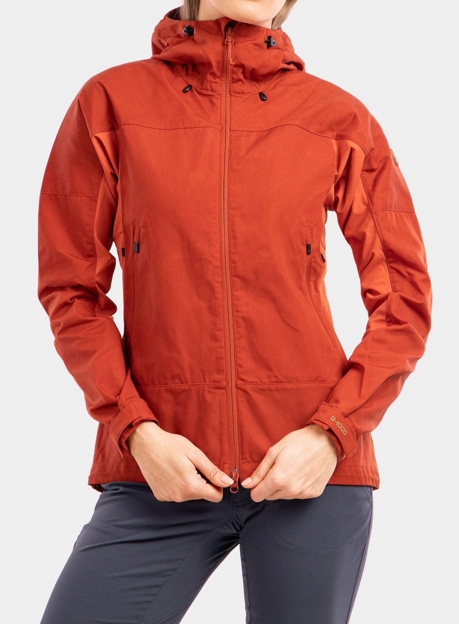 Dámská bunda Fjallraven Abisko Lite Trekking červená/růžová Xs