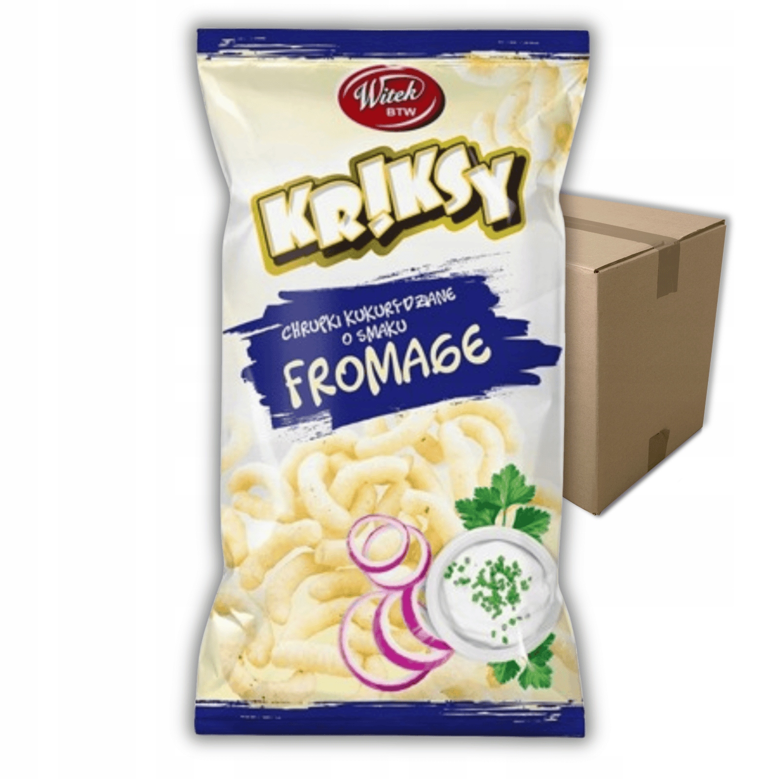 Chrupki Kukurydziane Kriksy o Smaku Fromage 60g x50szt.