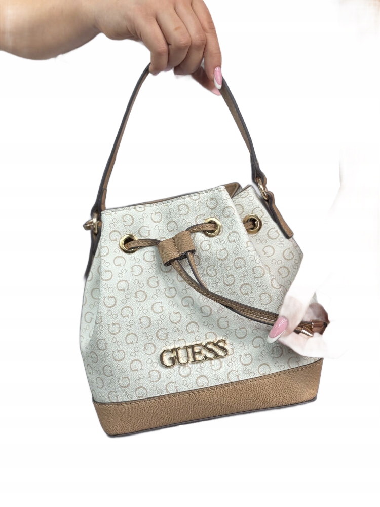 Guess Kabelka S Béžovým Páskem A Logem 19X11X21 Gga