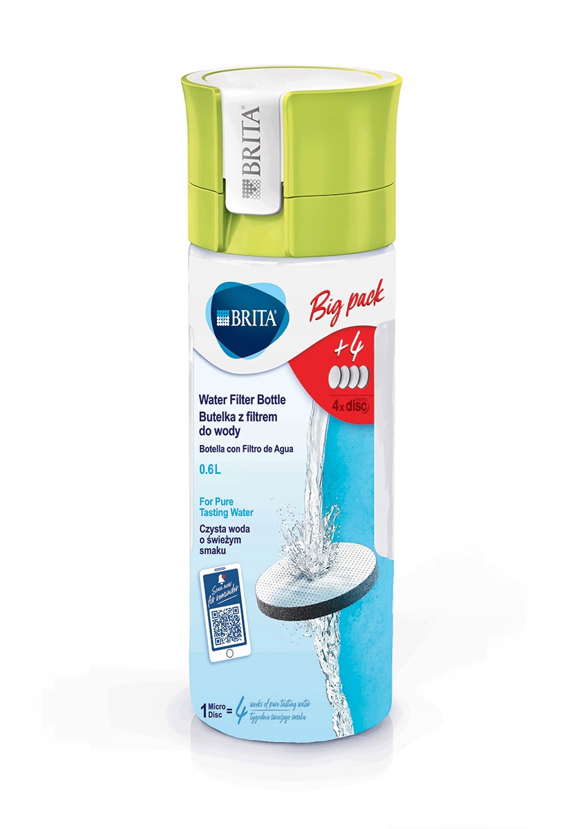 

Butelka filtrująca Brita Vital +4 dyski Microdisc