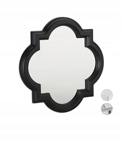 Lustro Relaxdays ścienne rama tworzywo sztuczne 39,5 x 39,5 mm