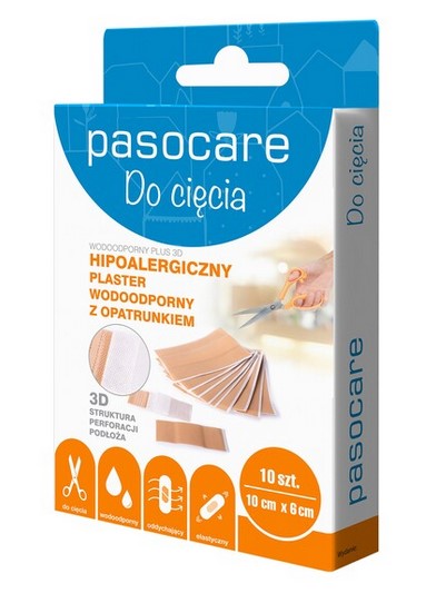 

Pasocare Plus Plastry Wodoodporne 1m x 6cm 10szt.