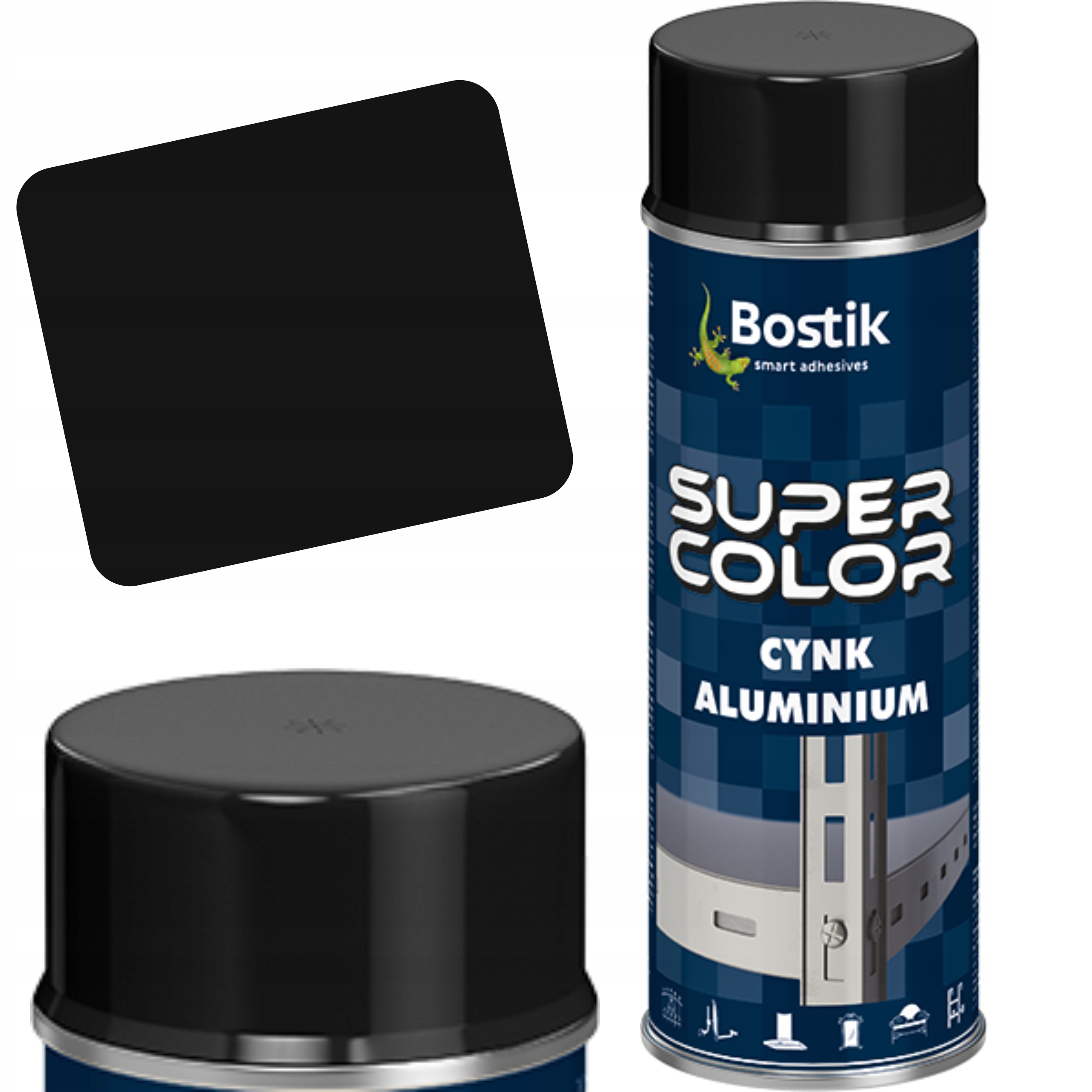 CYNK ALUMINIUM W SPRAYU 400ML DO DEKORACJI I OCHRONY ANTYKOROZYJNEJ BOSTIK