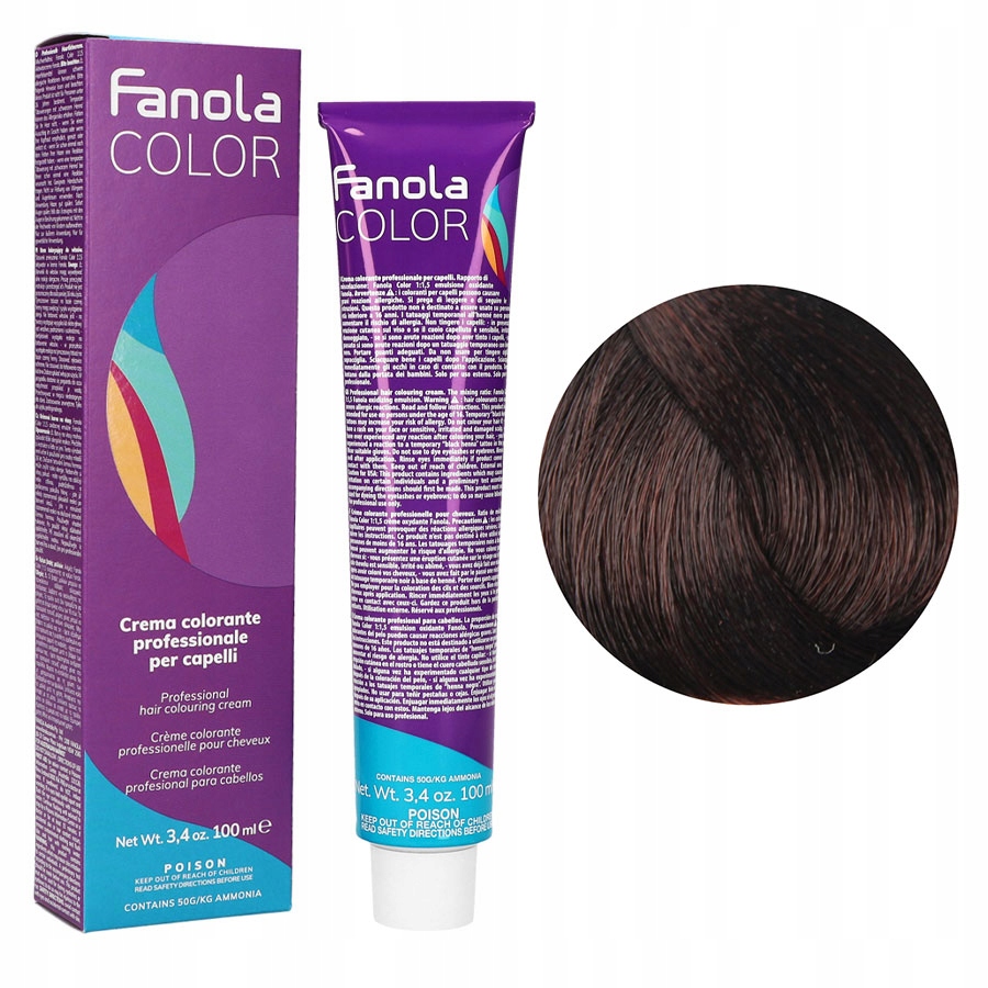 FANOLA 5.4 CREMA COLORE FARBA DO WŁOSÓW 100ML