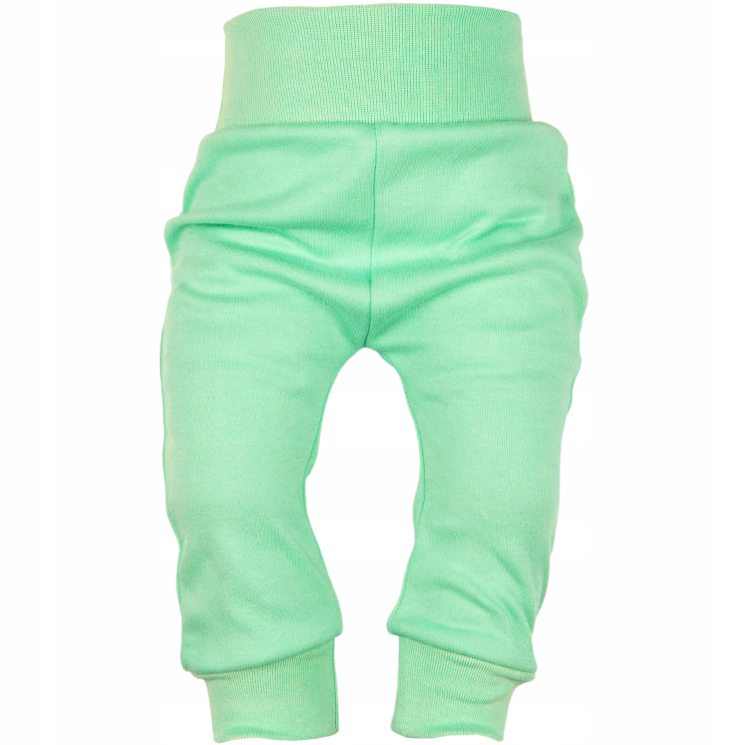 

Spodnie materiałowe Bezuciskowe bawełna miętowe 62