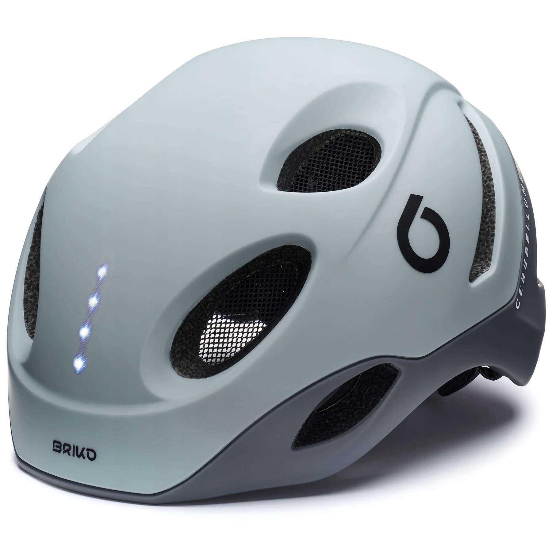 Kask rowerowy BRIKO E-ONE LED przód/tył Rozmiar L 59-63 cm Kod producenta 21116DW
