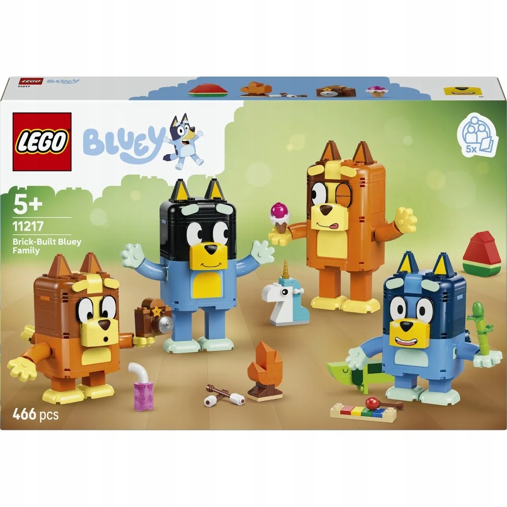 Lego Bluey Rodina Blue z kostek 11217