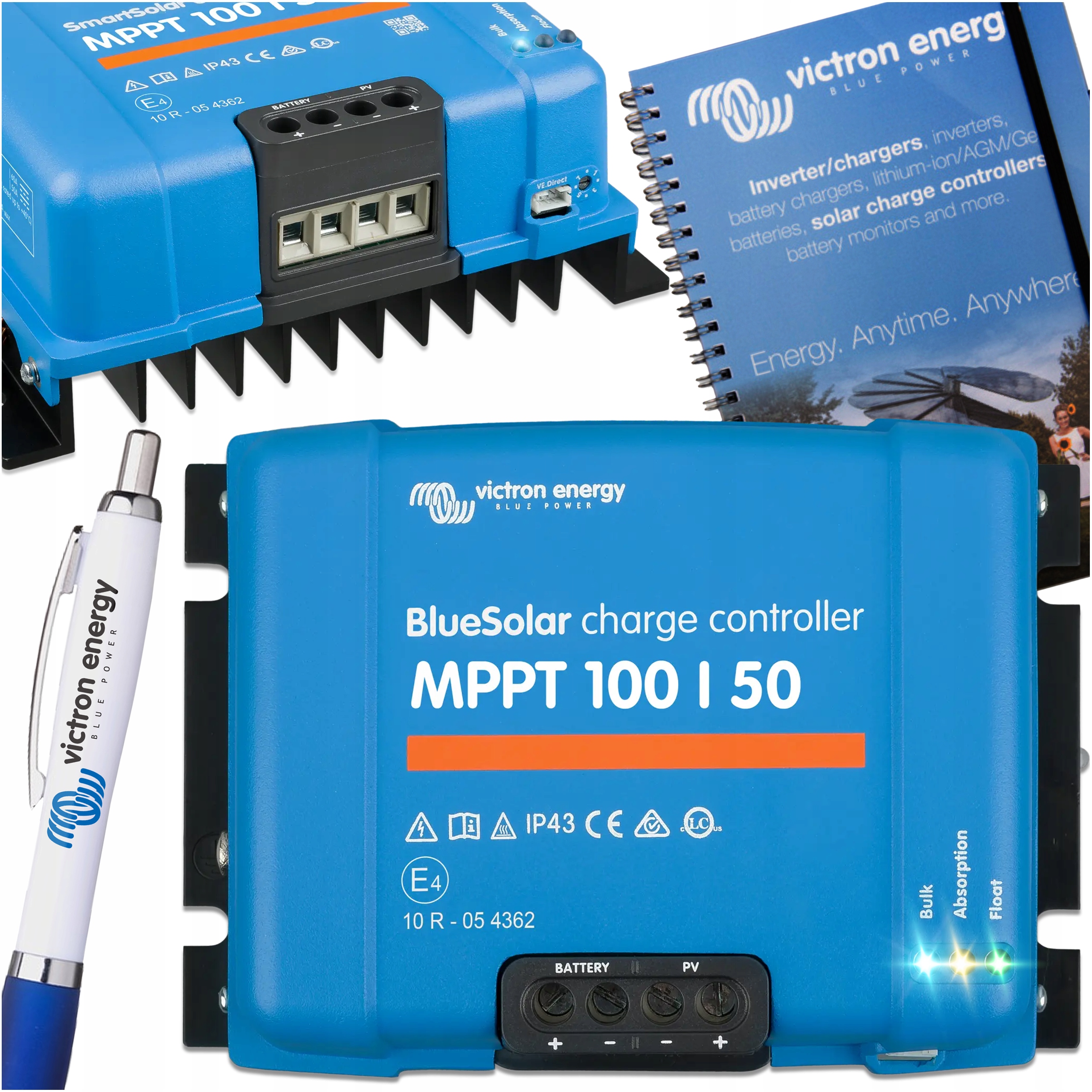 Solarny Regulator Ładowania BlueSolar Mppt 100/50 Victron Ładowarka 50A