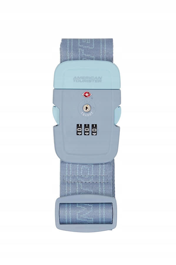 American Tourister Pas spinający do bagażu z zamkiem Tsa Stone Blue/Blue