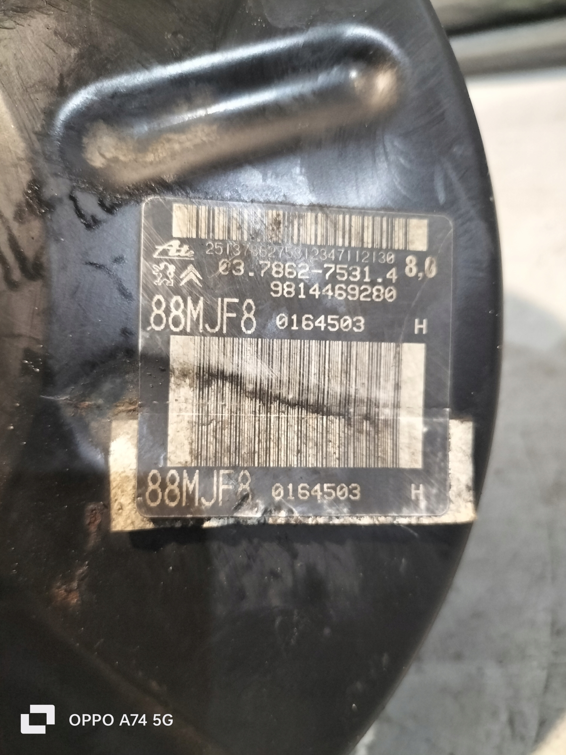 Peugeot 308 II T9 servo Servofreno 9814469280