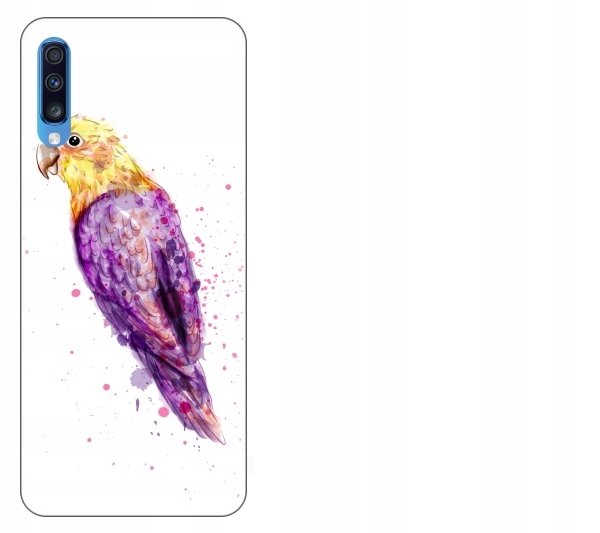 

Etui pokrowiec Samsung Galaxy A70 Ptak papuga akwa