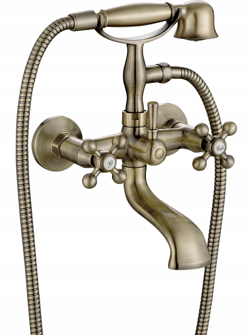 Stilo nástěnná vanová baterie se sprchovým setem