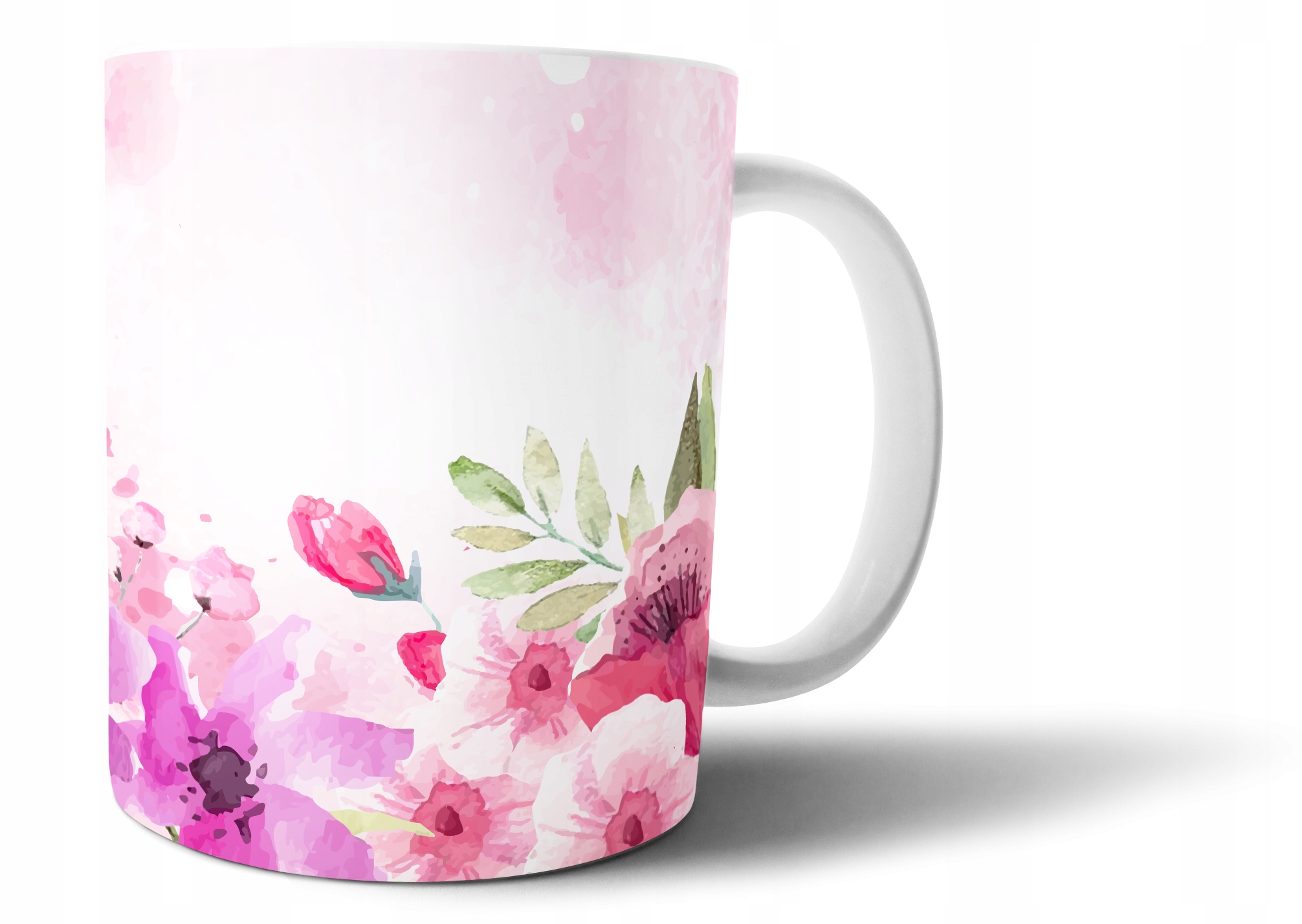 

Kubek z nadrukiem Kwiaty imię 330ml