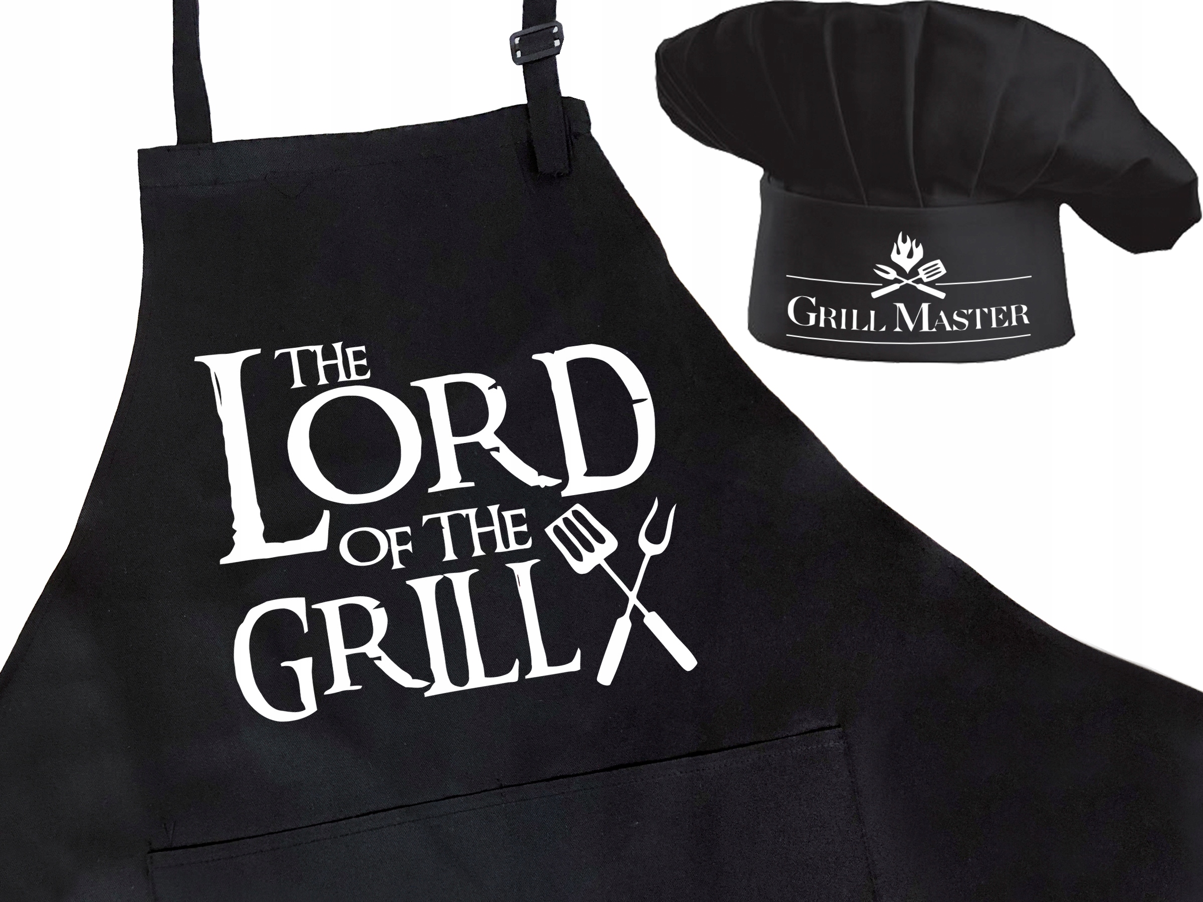 

Zestaw Komplet Kuchenny Fartuch Czapka Grill