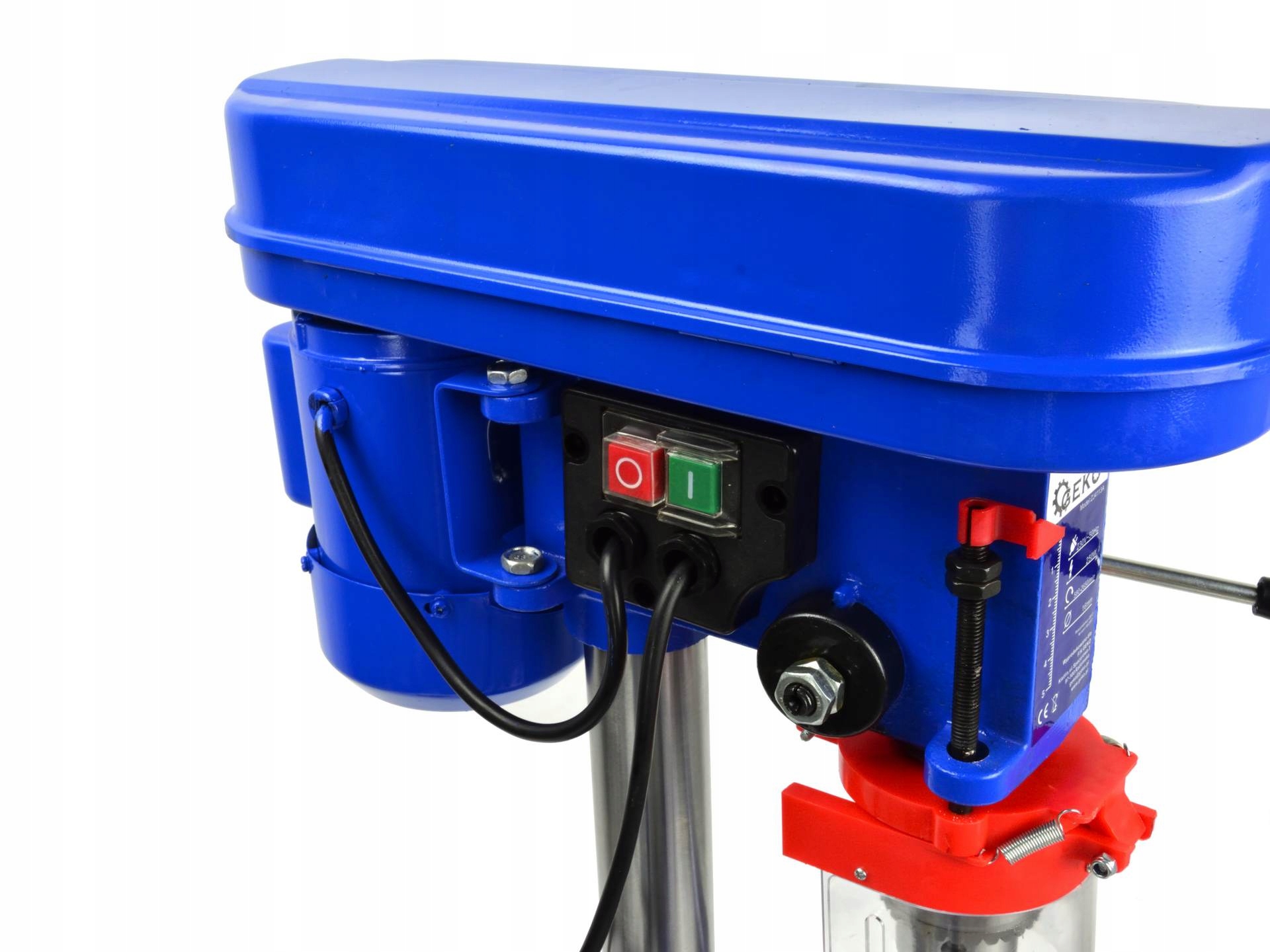 GEKO MINI WIERTARKA STOŁOWA KOLUMNOWA 250W 16MM IMADŁO G80275 Zasilanie sieciowe