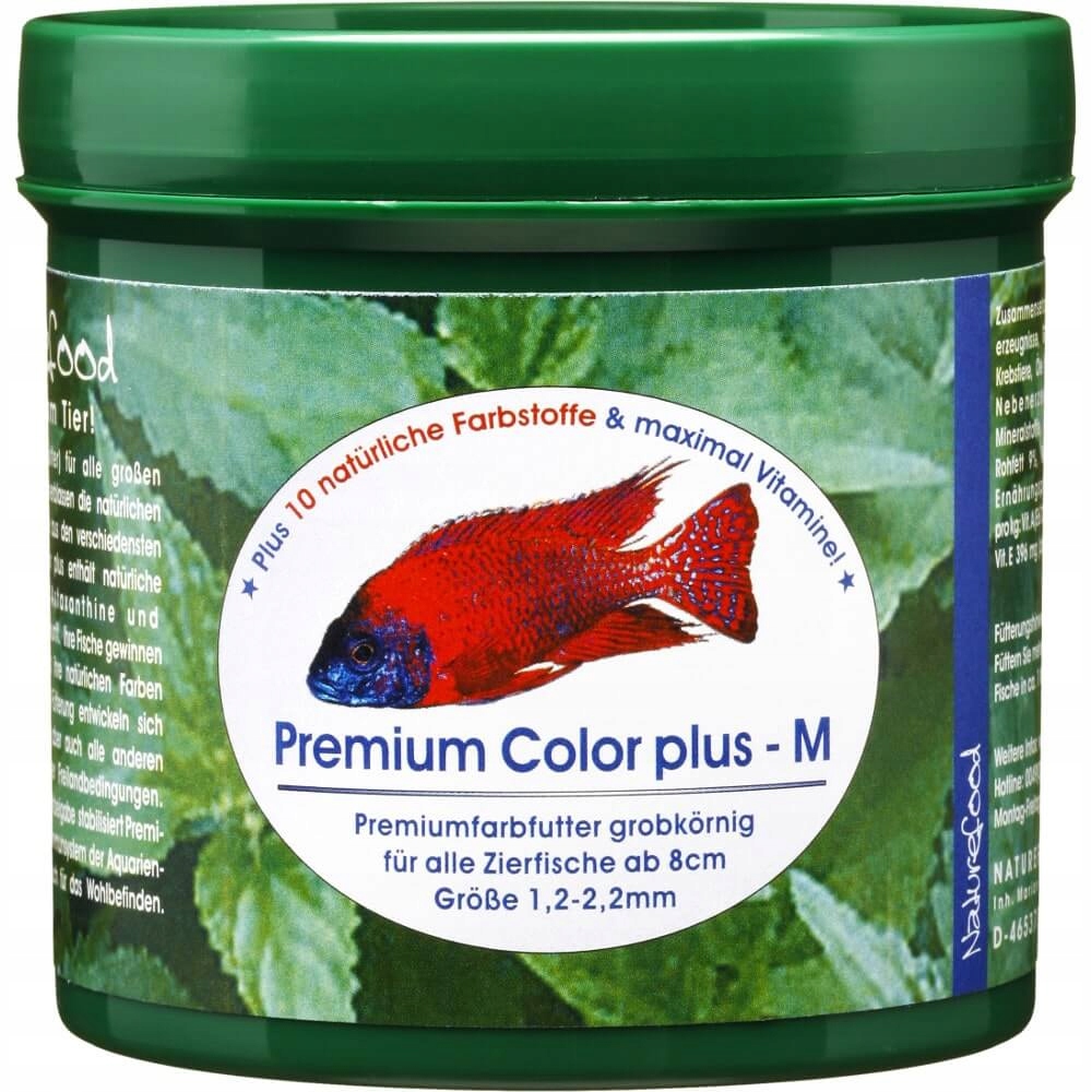 Levně Naturefood Premium Color Plus M 615ml 210g krmivo