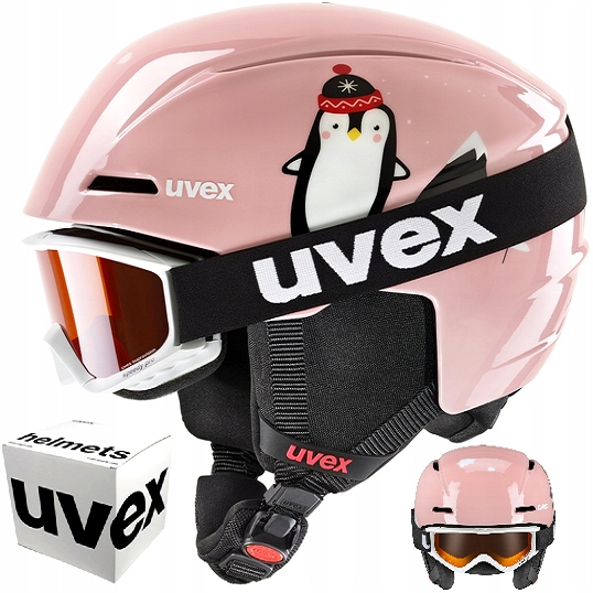Dětský set, helma Uvex Viti Set 46-50 cm brýle Speedy Pro