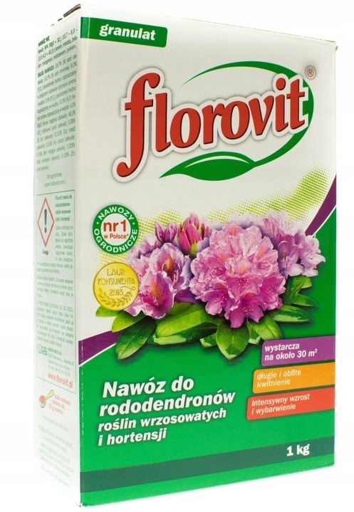 

Nawóz Do Rododendronów I Hortensji Florovit 1KG