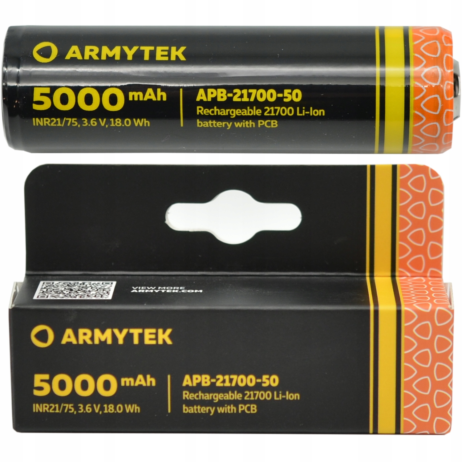 Akumulator Do Latarek Armytek 5000Mah Zabezpieczony 17A LI-ion 3,7V Pcb