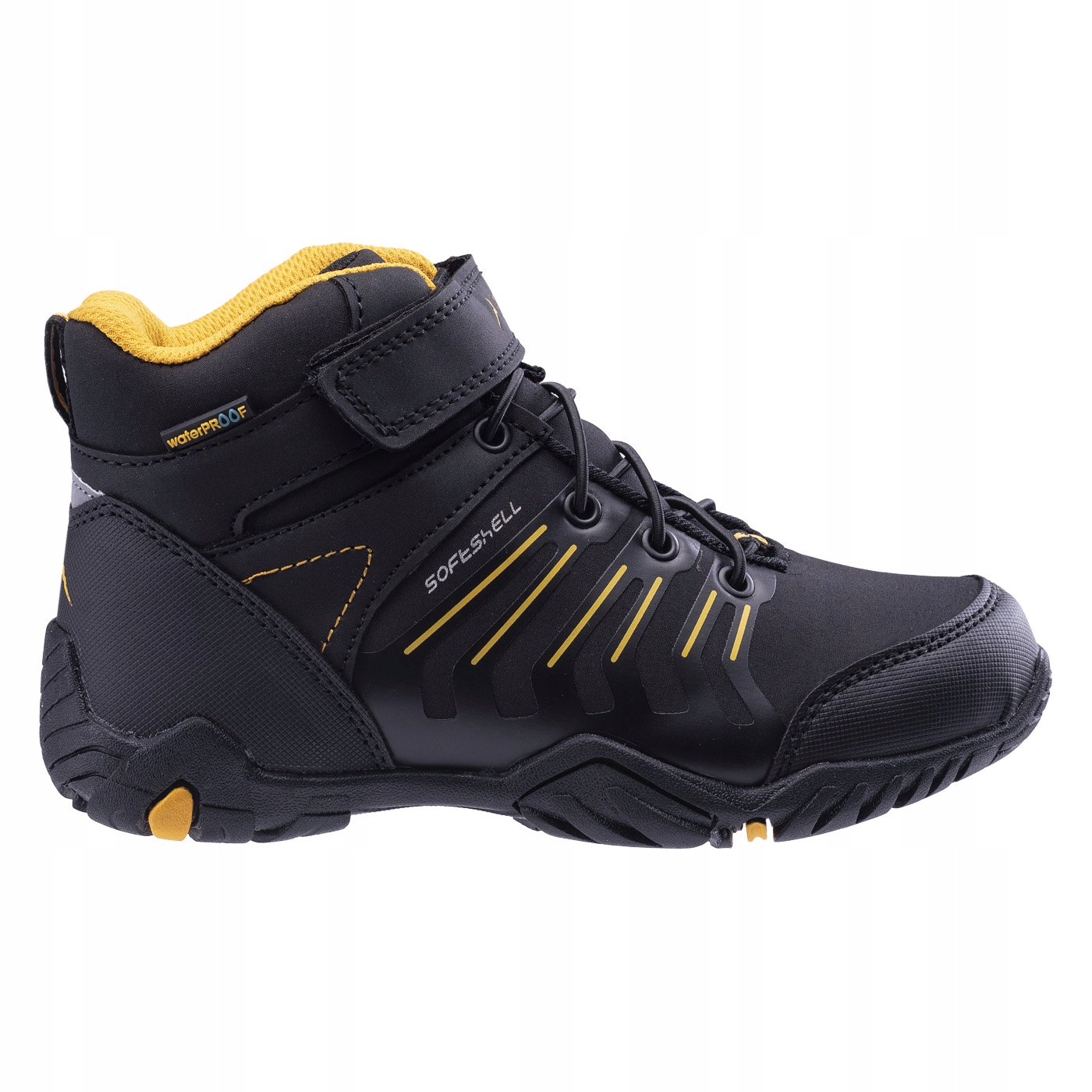 Buty Turystyczne Elbrus Erimley MID Wp Jr Czarny Wodoodporne Rozmiar 34