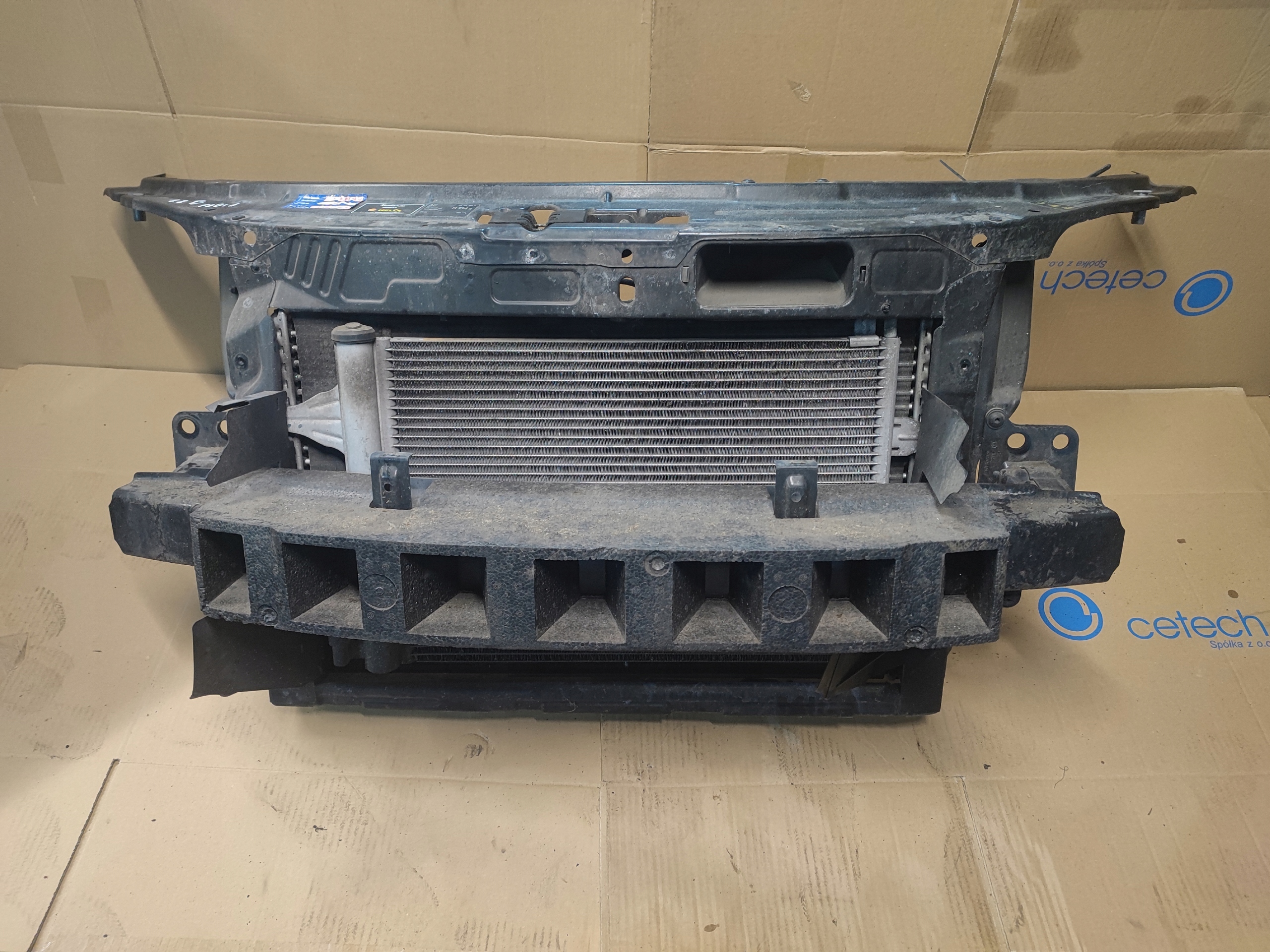 SKODA FABIA II front body wall front sider radiator complete 1.4 1.6 petrol