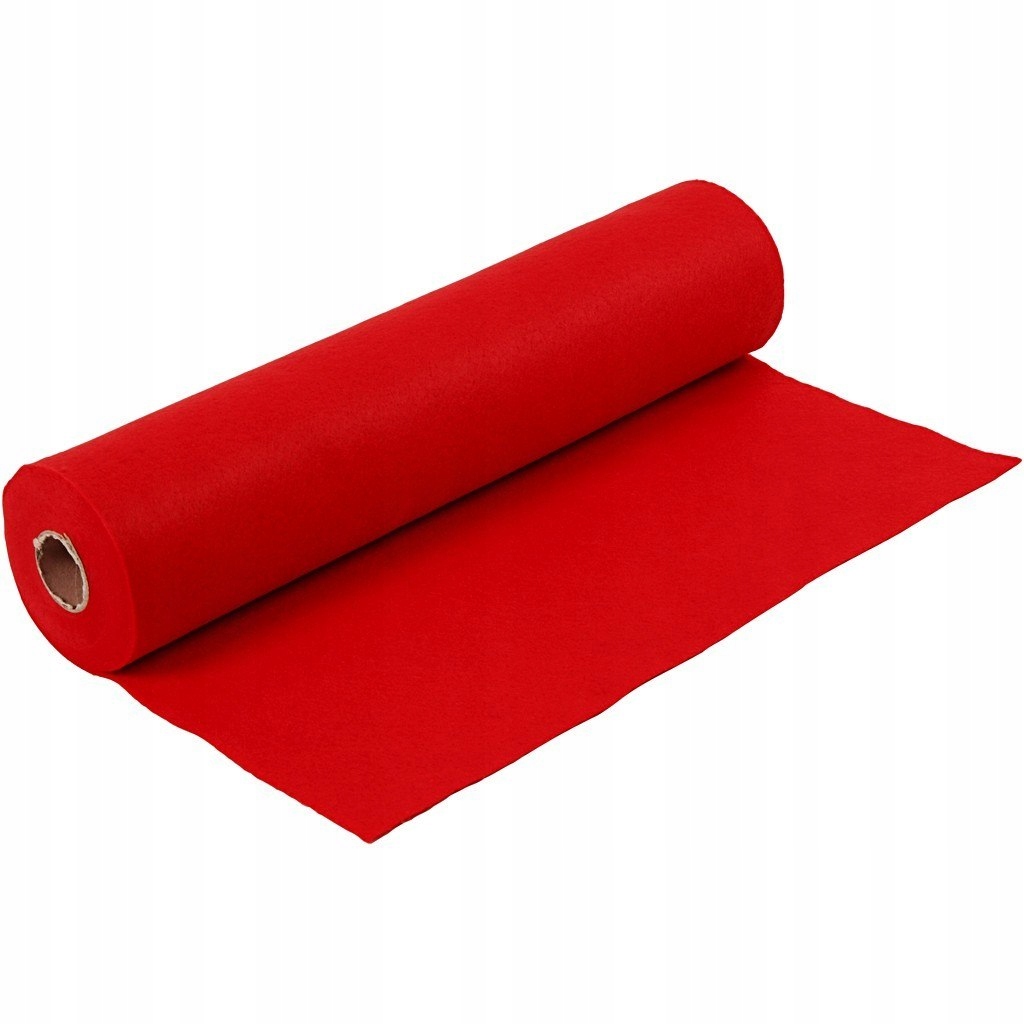 Plst W: 45 cm L: 5 m Červený