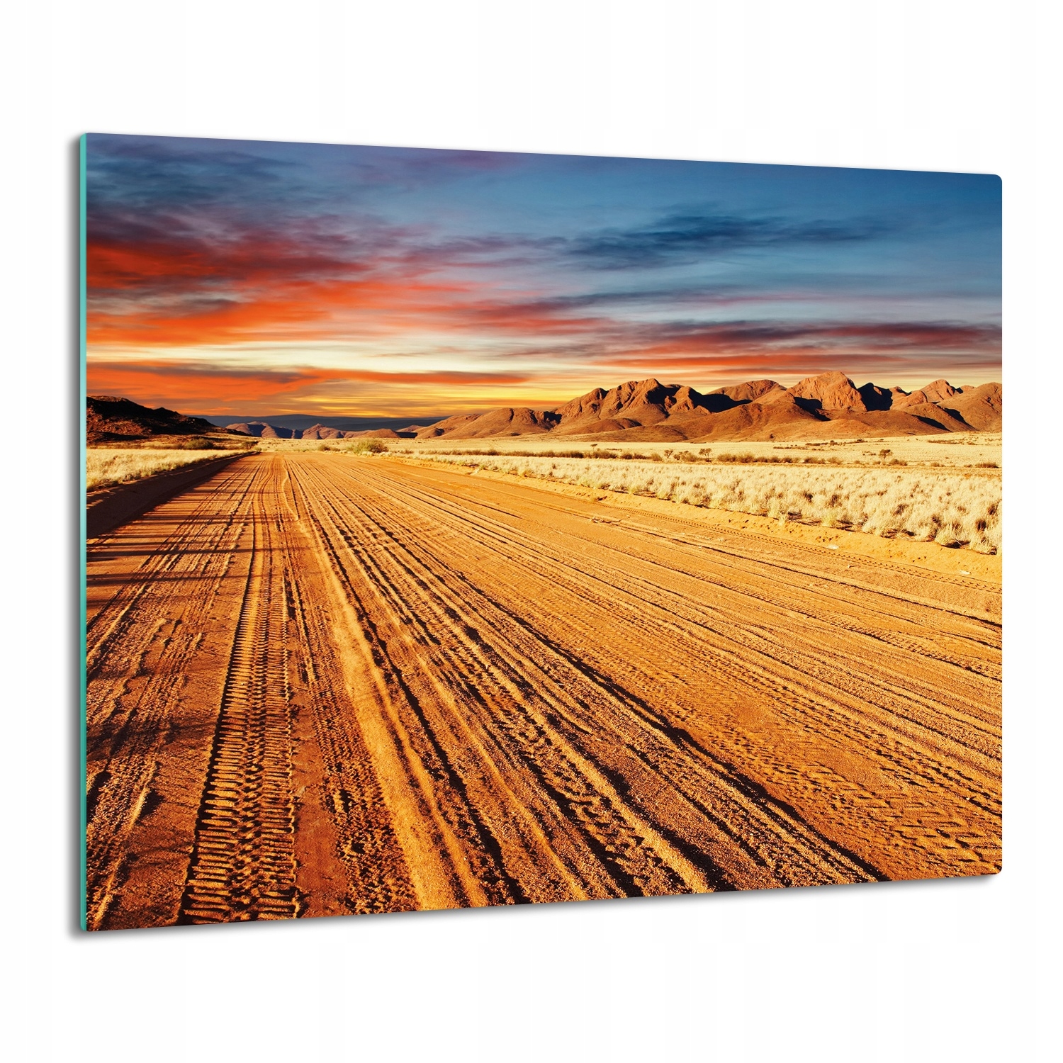 s foto splashback tisk Poušť cesta nebe 60x52
