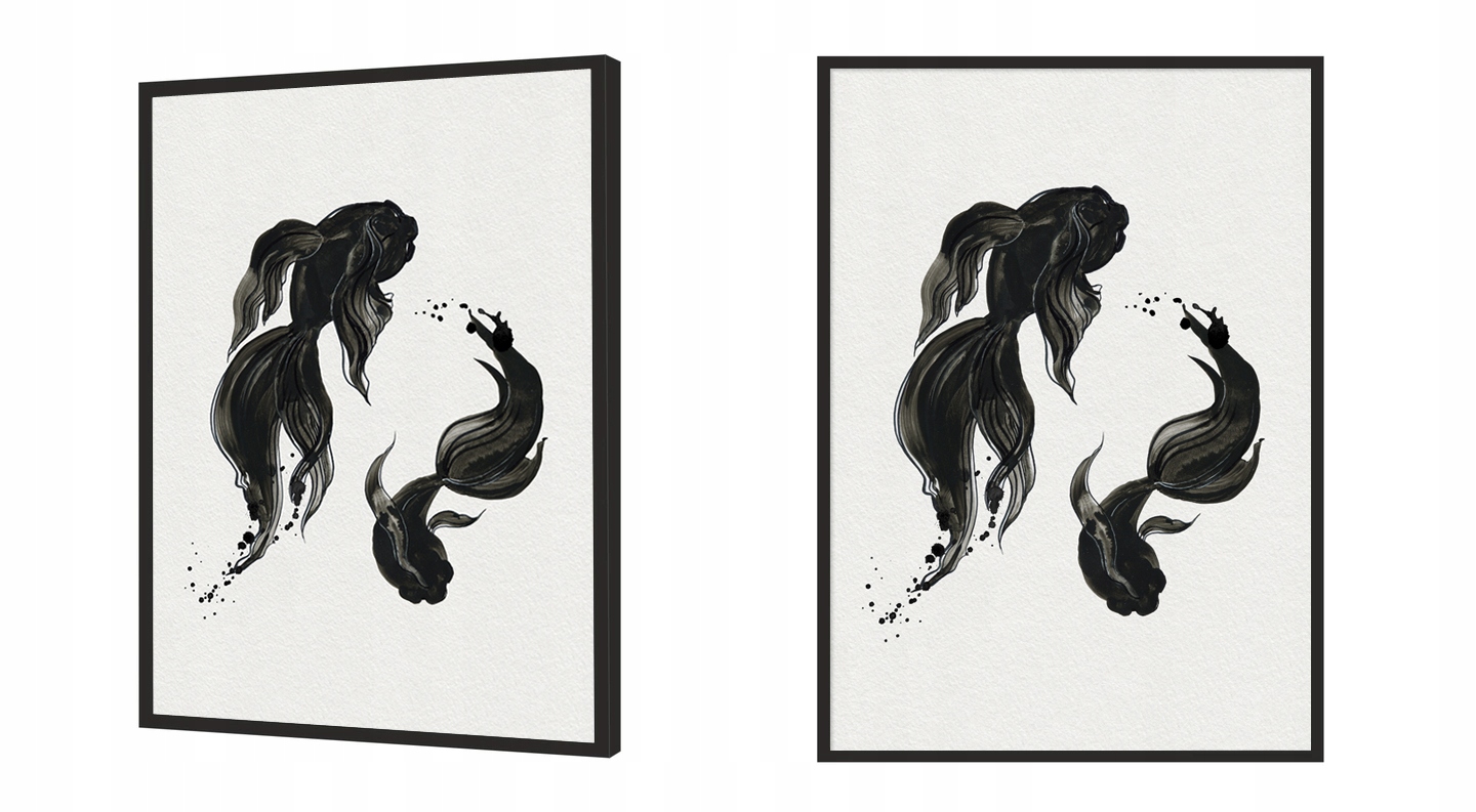 OBRAZ PLAKAT W RAMIE 53x73 cm Ryby P920 Kod producenta obrazy plakaty