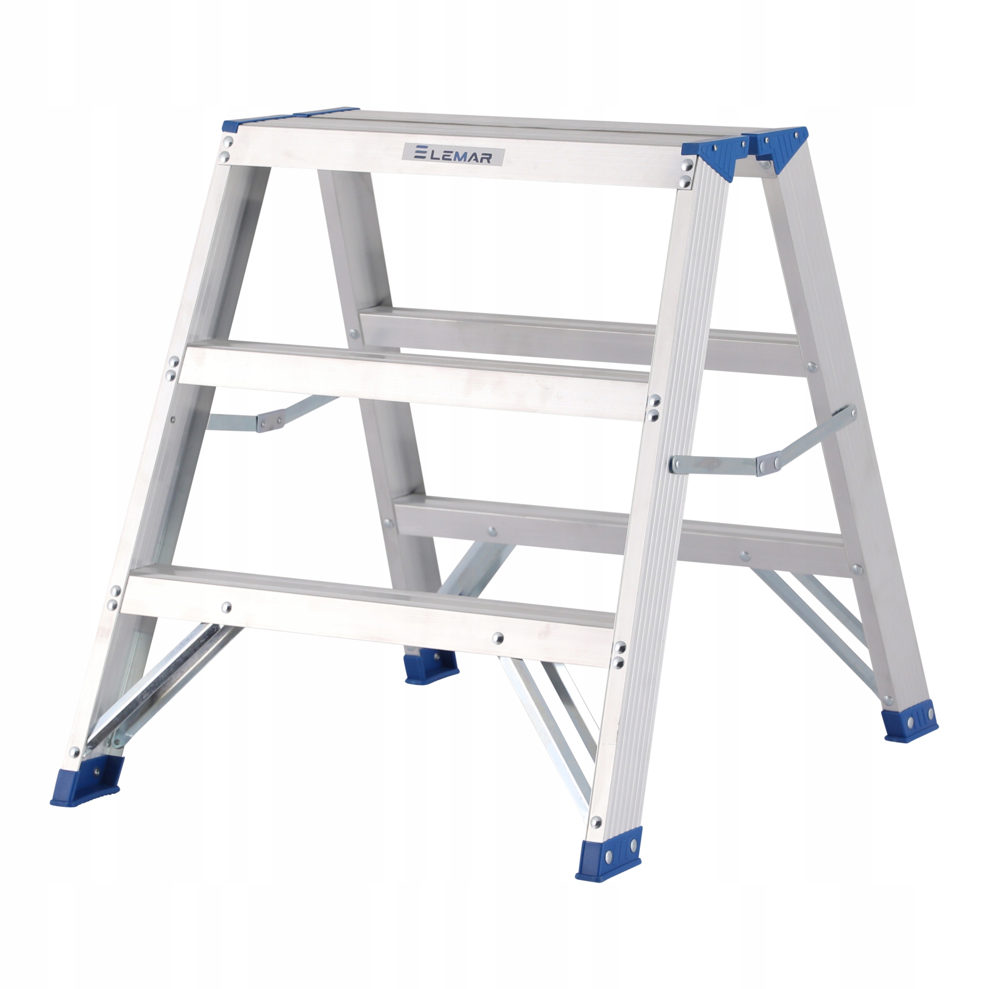 Žebřík třístupňový hliníkový žebřík Big Step Lemar 023103
