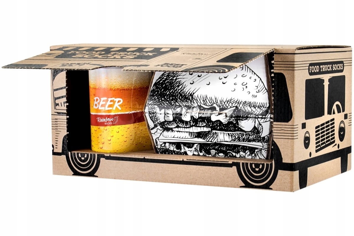 

Skarpetki w Pudełku Food Truck: Burger i Piwo