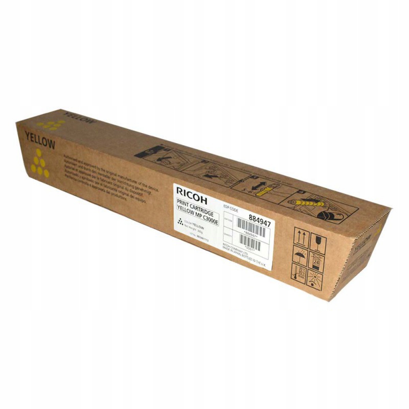 OEM Yellow Toner Ricoh MP C3000 C2500 nr: 884947