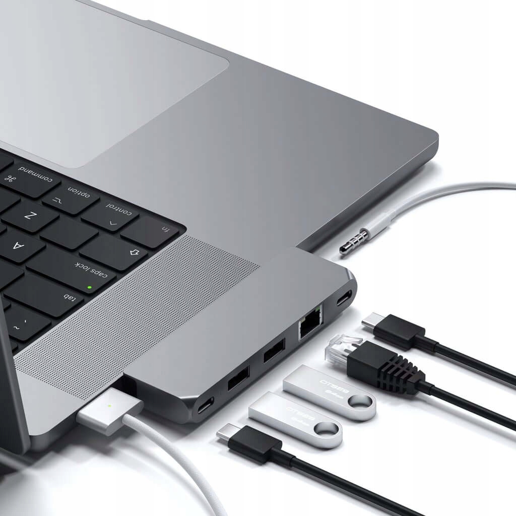 SATECHI Pro Hub Mini - Adapter do Macbook z M1 Pro Stan opakowania oryginalne