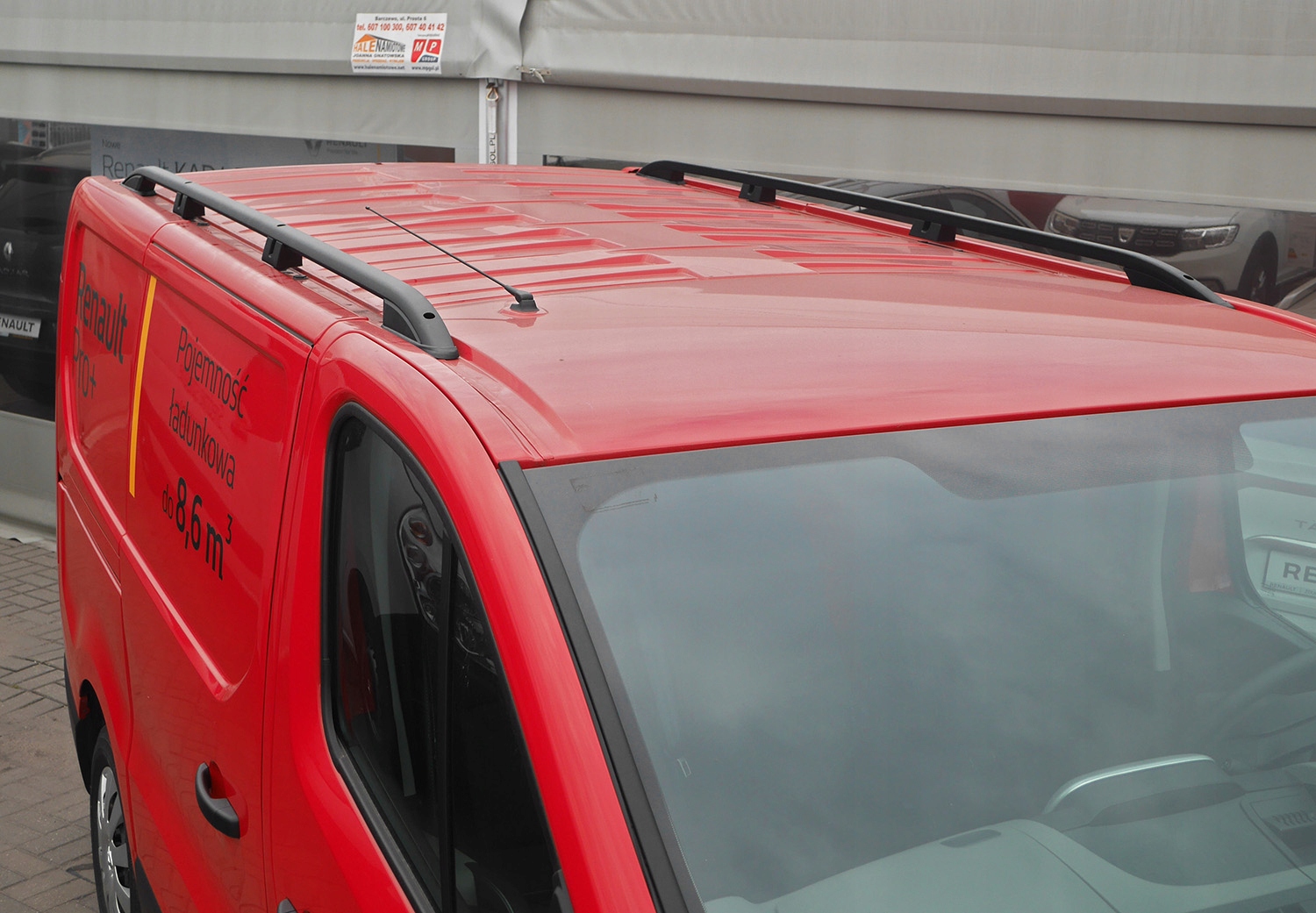 Relingi dachowe Opel Vivaro 2014 2019 SHORT Weight with packaging 5 kg