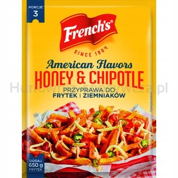 Chipotle French's Koření na hranolky a brambory Honey 15 g