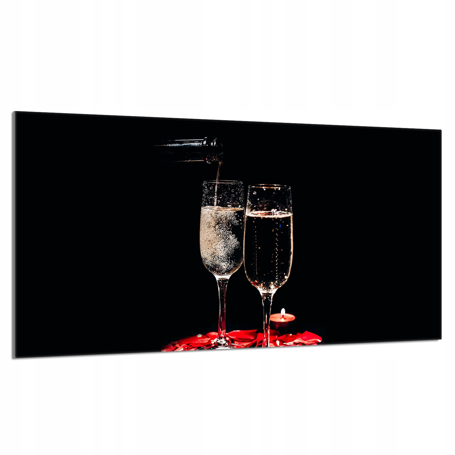 Skleněná ochranná deska na sporák 90x52 Víno do kuchyně