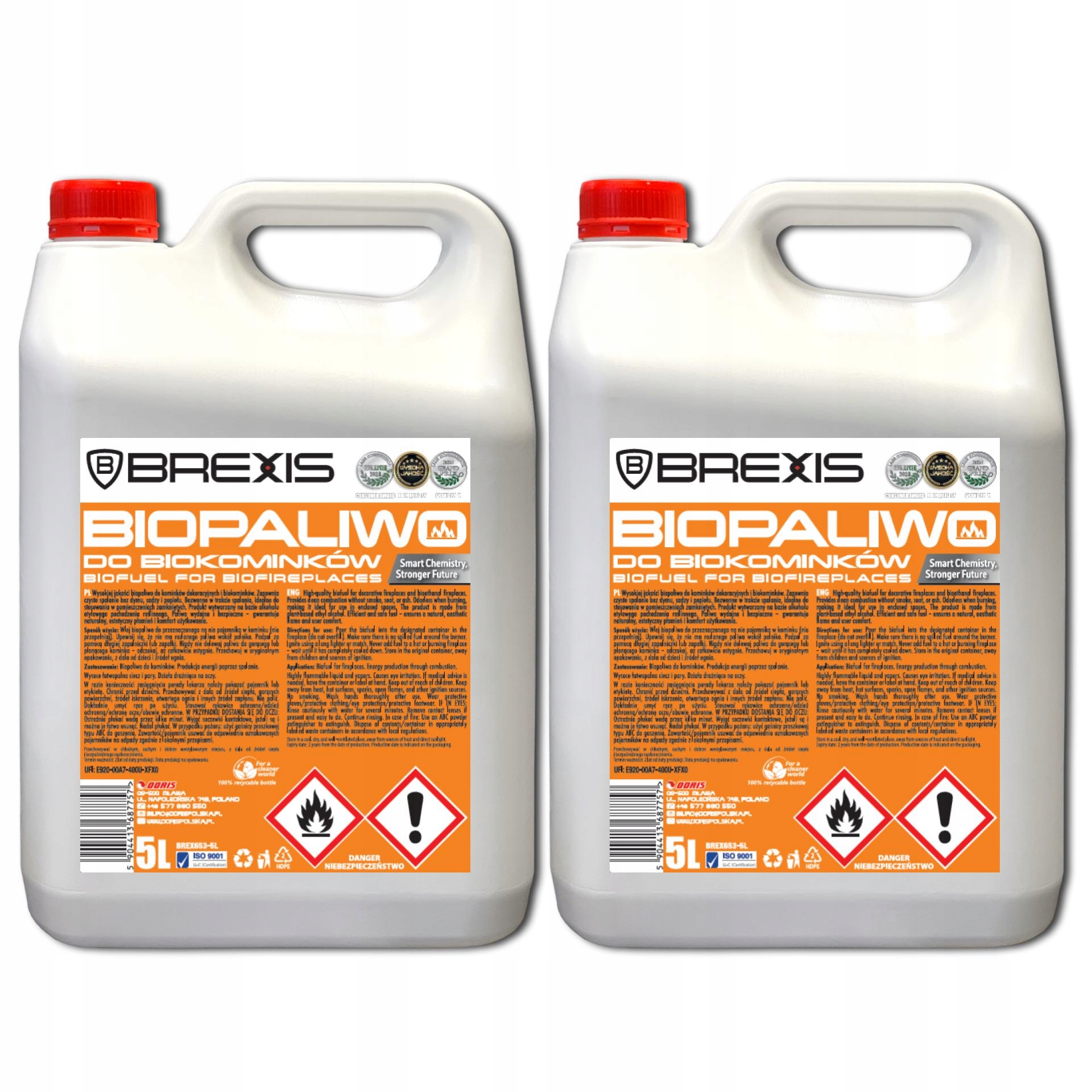 Brexis Biopalivo do krbů 10 l, sada 2 ks x 5 l