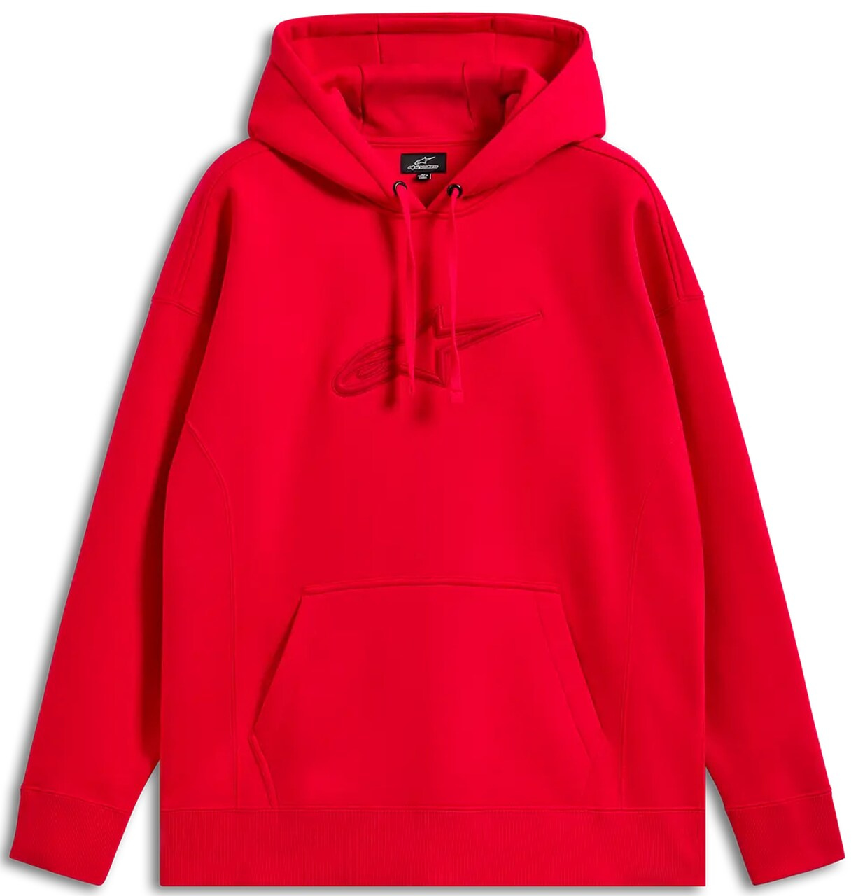 Mikina s kapucňou Alpinestars Emergent Oversized Hoodie Červená M