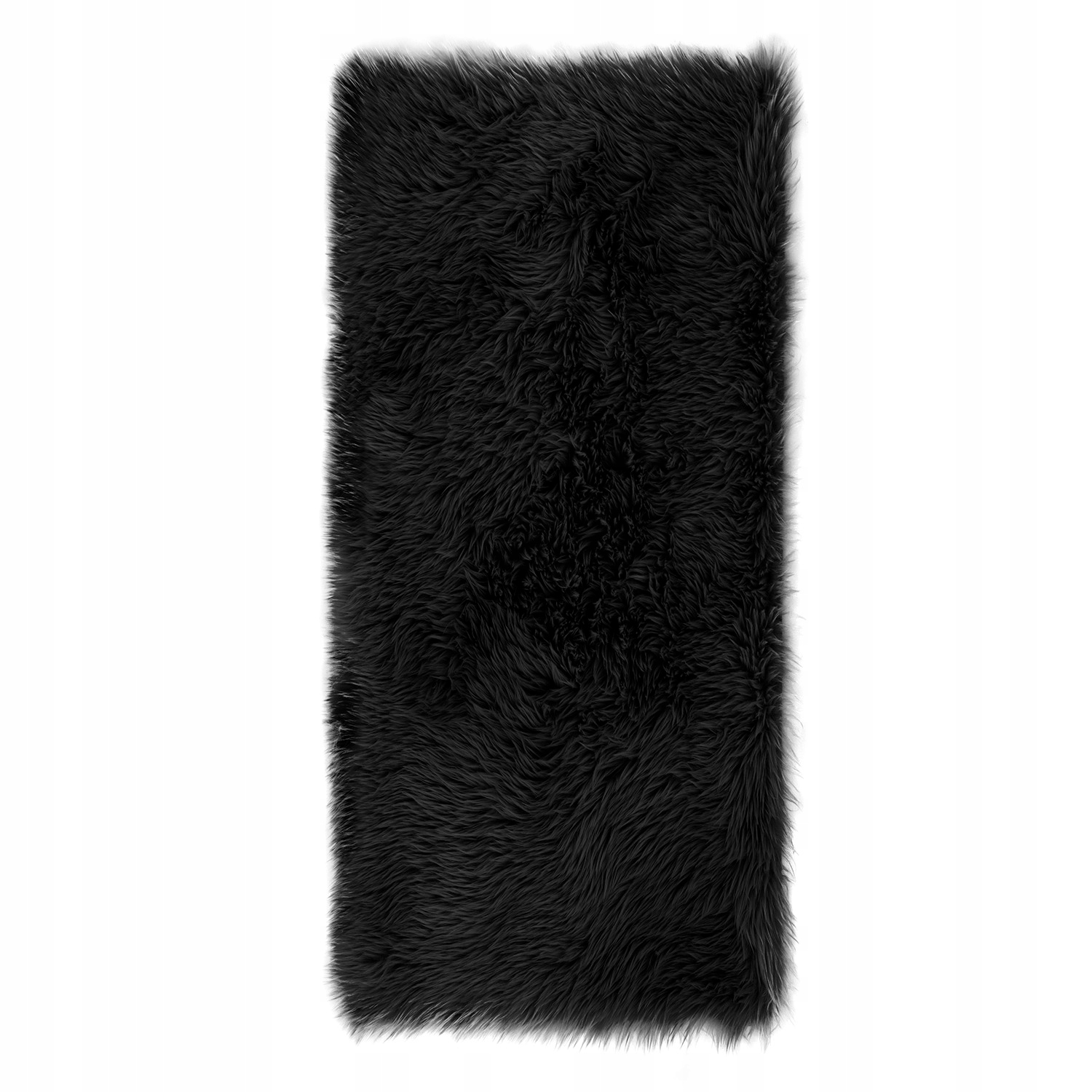 

Czarny dywanik sypialnia Shaggy plusz 50x150cm