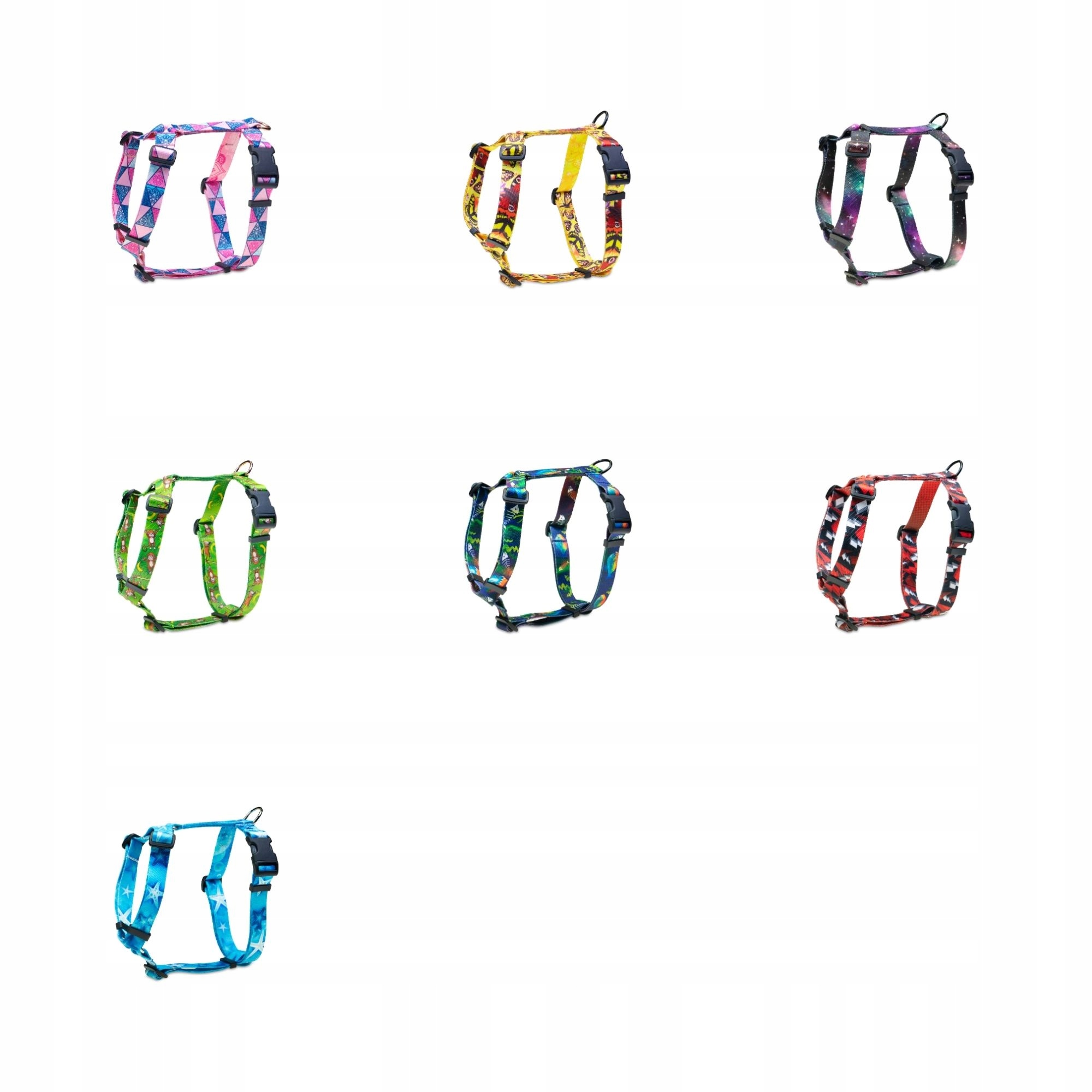 Levně Postroj guard pro malého psa s barevnými vzory Xs na objednávku