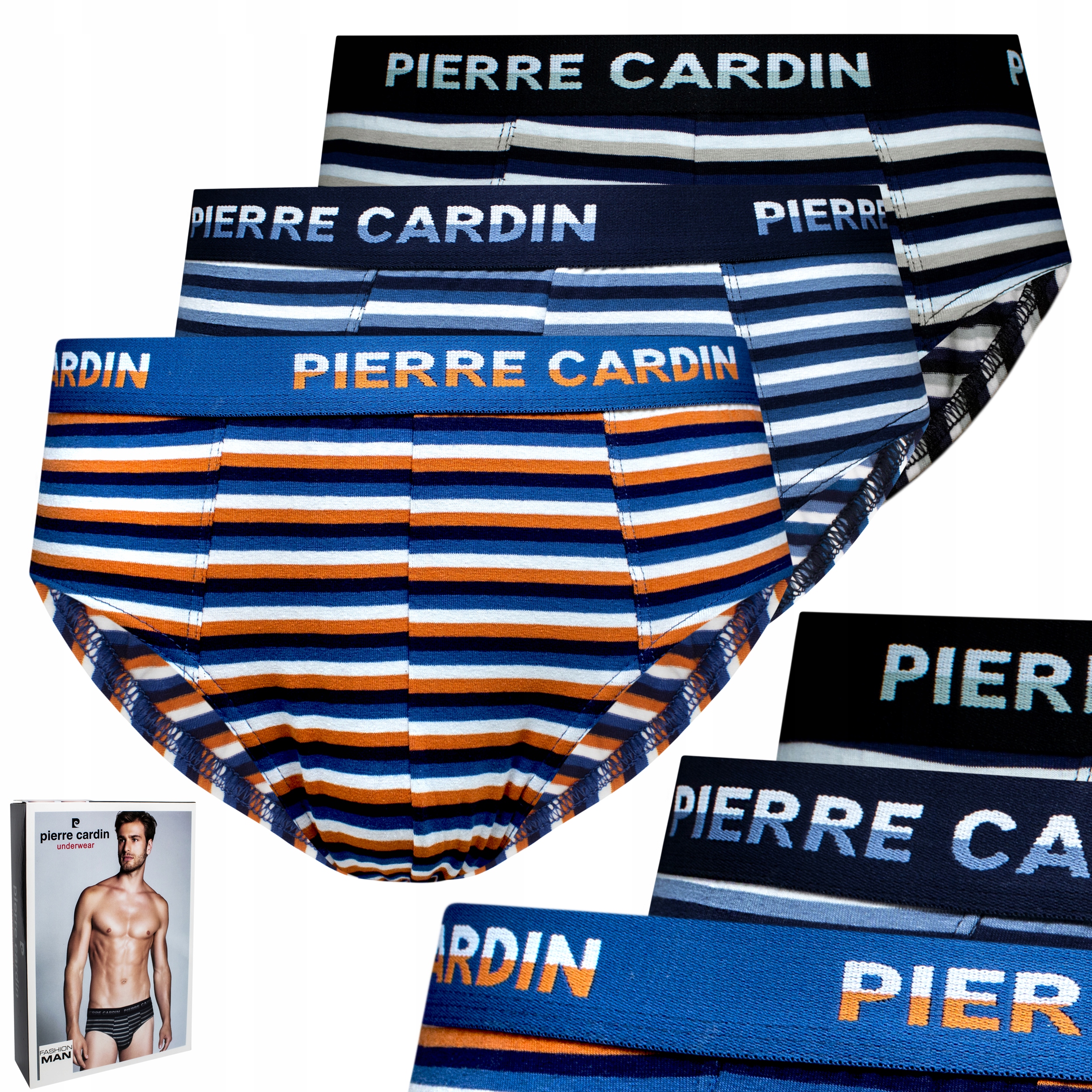 

Slipy majtki męskie Pierre Cardin B166 3-PAK, 6-XL