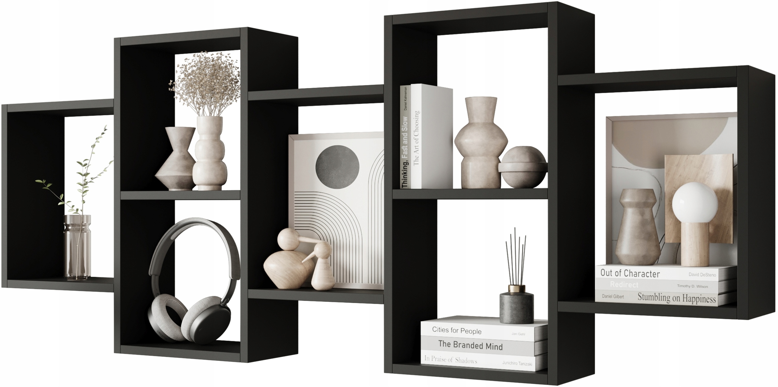 Półka TRIO 001 Czarny Grafit